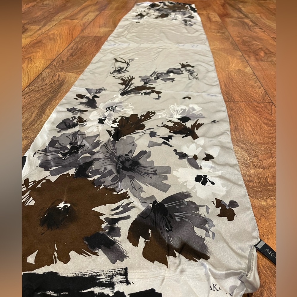 Anne Klein Gray and Brown Scarf